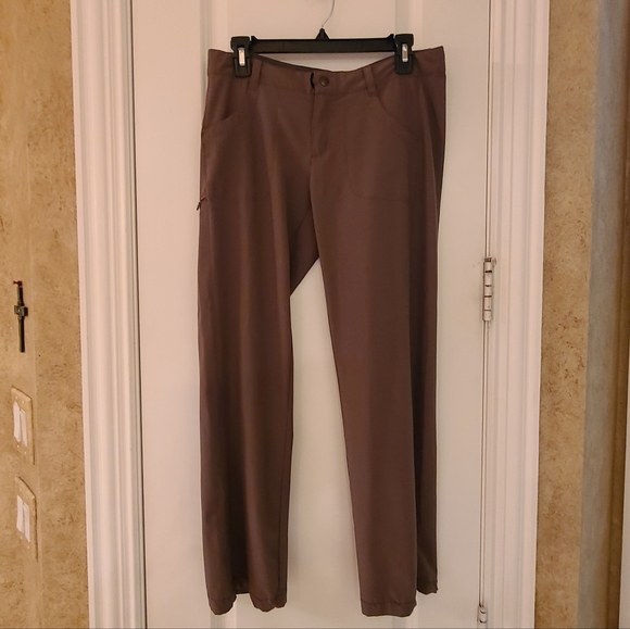 Patagonia Travel Hiking Pants Brown Size 6 - Picture 2 of 12